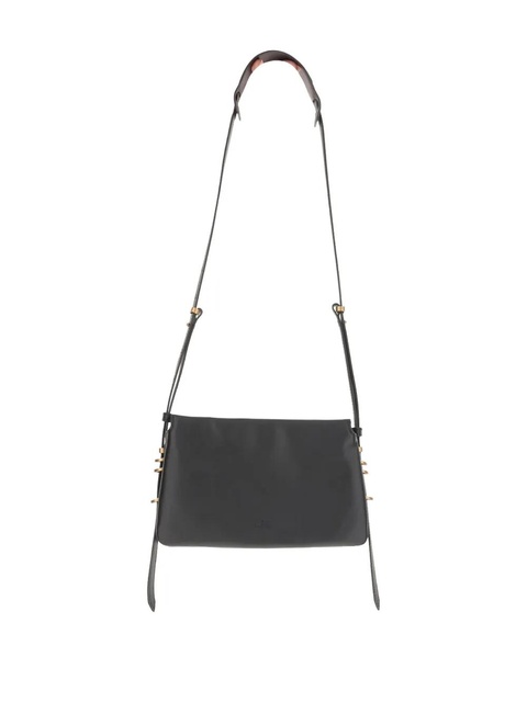 PINKO logo-detail calfskin crossbody bag - Black - zdjęcie produktu nr 2