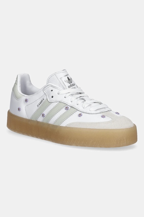 adidas Originals sneakersy skórzane Sambae W damskie kolor biały JS3954 - zdjęcie produktu nr 1