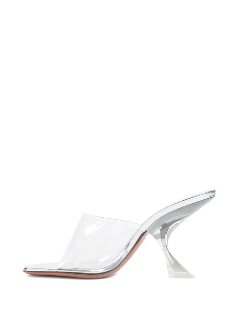 Amina Muaddi sculpted heel sandals - Neutrals - zdjęcie produktu nr 2