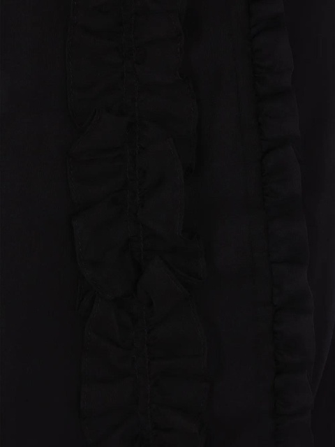 Cecilie Bahnsen ruffled midi skirt - Black - zdjęcie produktu nr 1