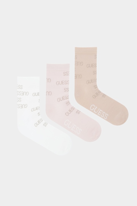 Guess skarpetki 3-pack kolor różowy O5BG04 KBZU0 - zdjęcie produktu nr 1