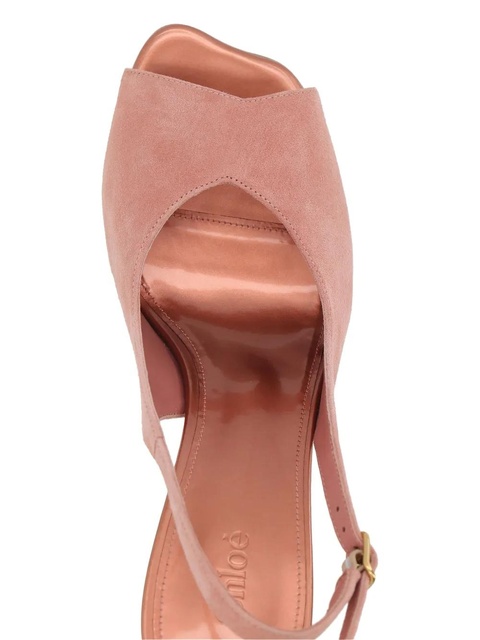 Chloé 95mm Flower sandals - Pink - zdjęcie produktu nr 2