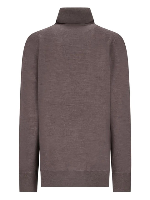 The Row Lizzy roll-neck top - Brown - zdjęcie produktu nr 1