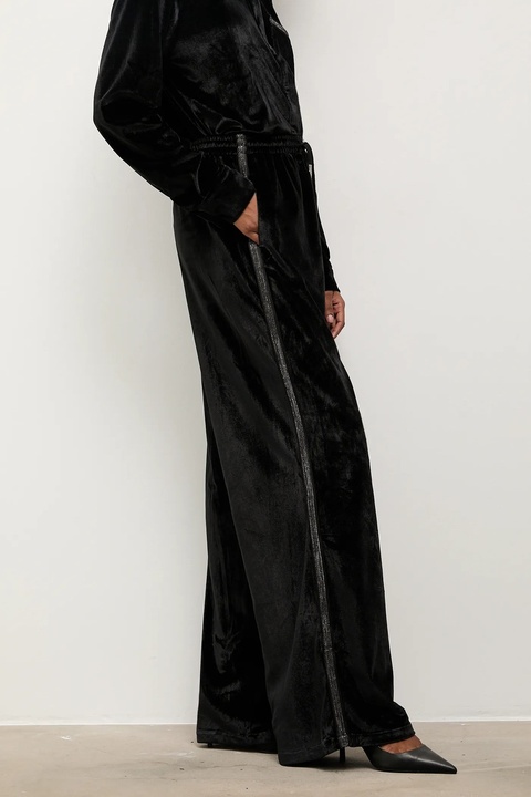 Answear.LAB spodnie damskie kolor czarny szerokie high waist - zdjęcie produktu nr 2