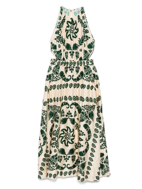 SANDRO paisley-print maxi dress - Neutrals - zdjęcie produktu nr 1