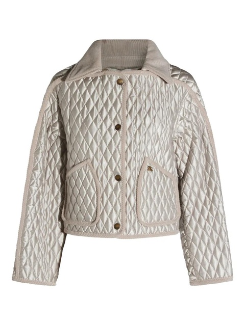 Burberry corduroy-collar jacket - Neutrals - zdjęcie produktu nr 1