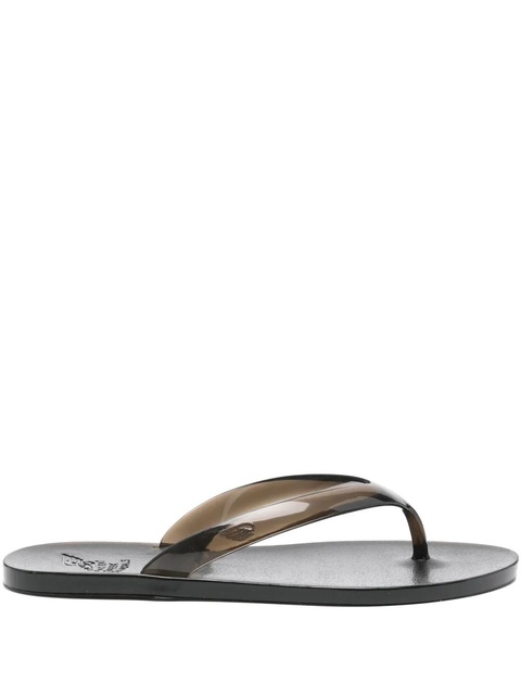 Ancient Greek Sandals translucent-design flip flops - Black - zdjęcie produktu nr 1