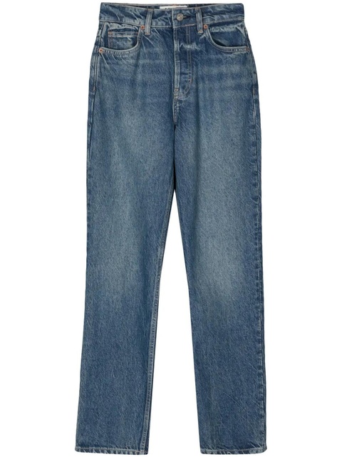 Reformation Cynthia high-rise straight-leg jeans - Blue - zdjęcie produktu nr 2