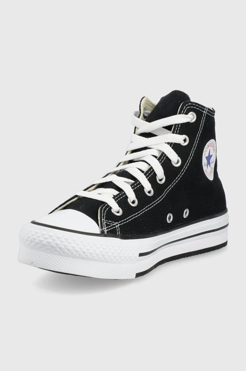 Converse trampki Chuck Taylor All Star Eva Lift Chuck Taylor All Star Eva Lift damskie kolor czarny - zdjęcie produktu nr 2