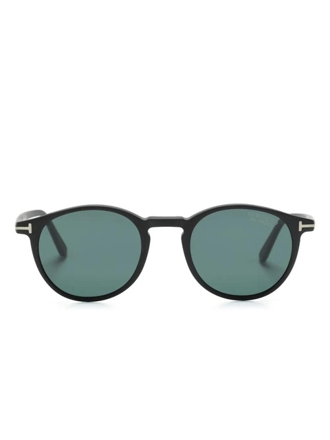 TOM FORD Eyewear Andrea round-frame sunglasses - Grey - zdjęcie produktu nr 1