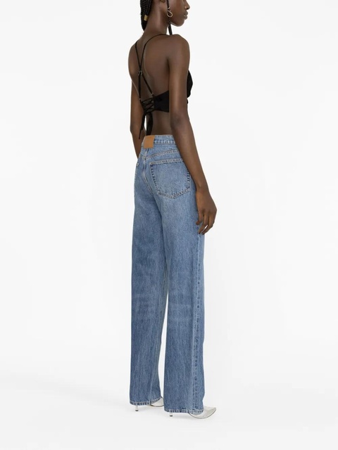 Alexander Wang mid-rise straight-leg jeans - Blue - zdjęcie produktu nr 2