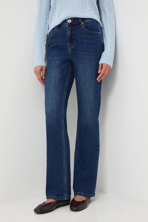 Medicine jeansy damskie kolor niebieski - zdjęcie produktu nr 1