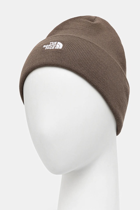 The North Face czapka Norm Beanie kolor brązowy NF0A5FW11OI1 - zdjęcie produktu nr 2