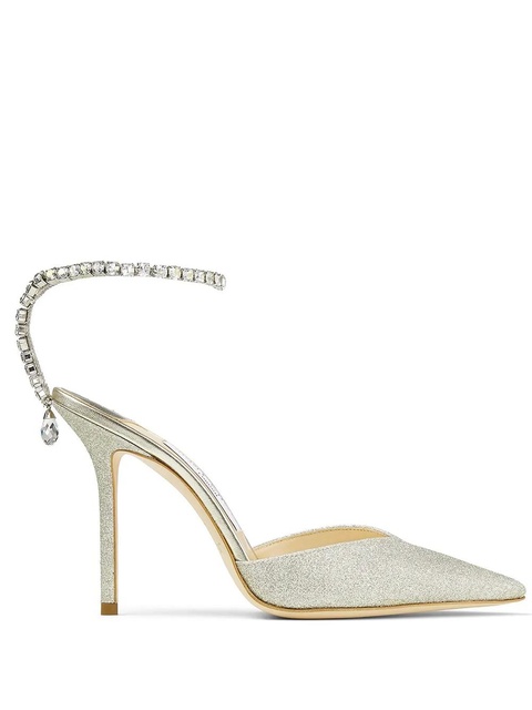 Jimmy Choo Saeda 100mm pumps - White - zdjęcie produktu nr 2