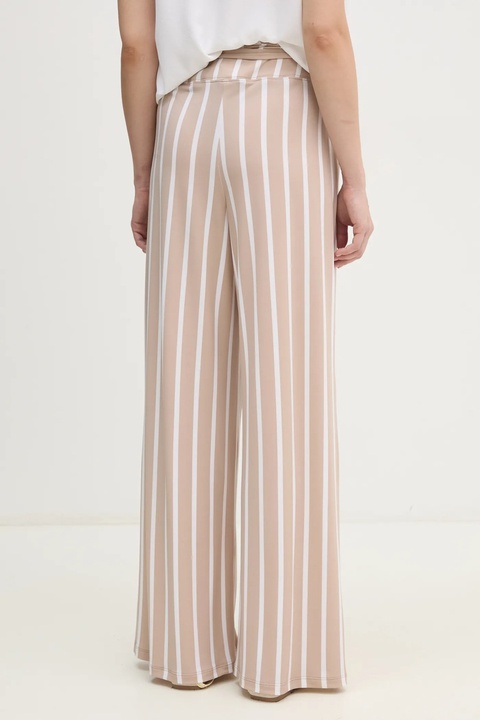 Joseph Ribkoff spodnie damskie kolor beżowy proste high waist 241135S25 - zdjęcie produktu nr 2