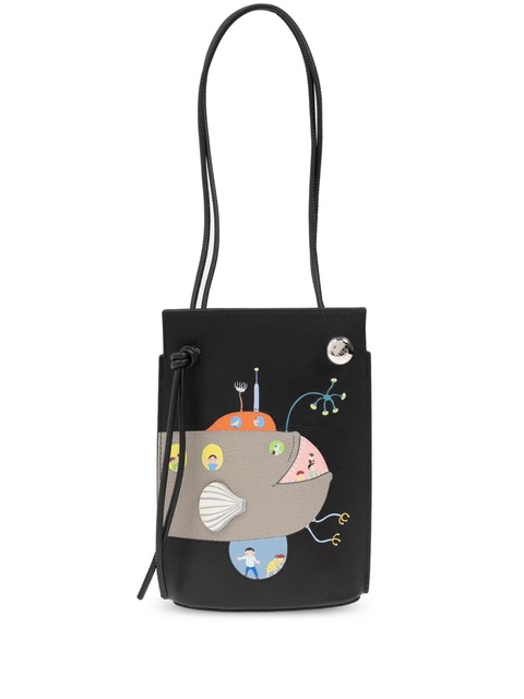 LOEWE x Suna Fujita Submarine Pebble Dice shoulder bag - Black - zdjęcie produktu nr 1