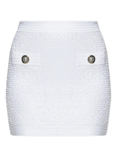 Balmain tweed mini skirt - Neutrals - zdjęcie produktu nr 2