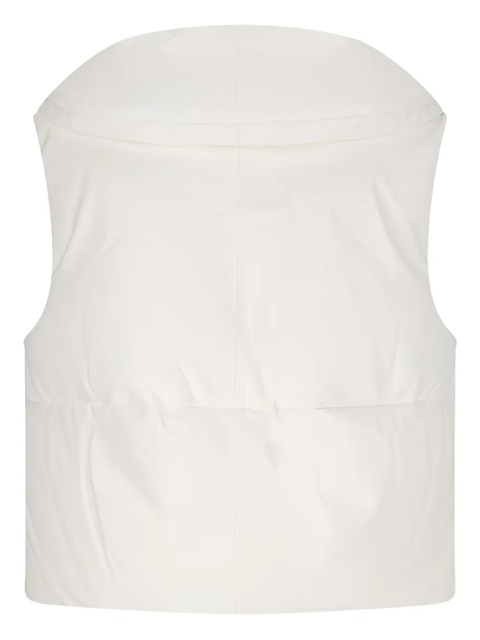 Jil Sander leather gilet - White - zdjęcie produktu nr 2
