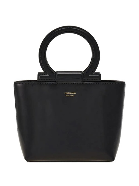 Ferragamo Macro Gancini mini bag - Black - zdjęcie produktu nr 1