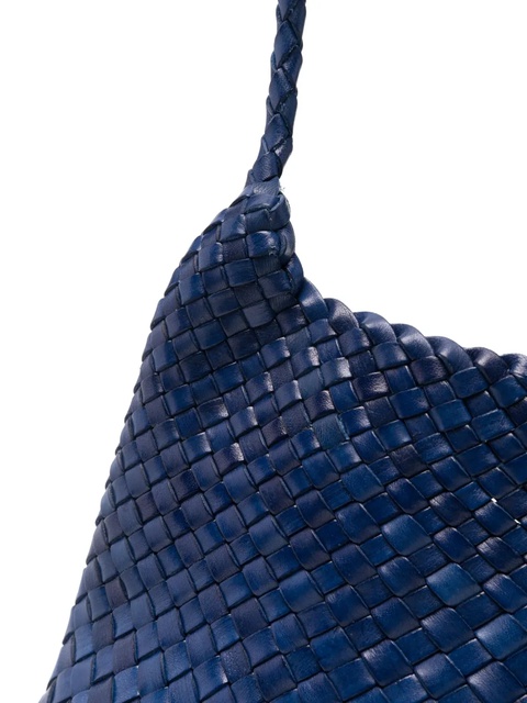 DRAGON DIFFUSION Santa Rosa woven leather shoulder bag - Blue - zdjęcie produktu nr 2