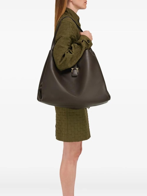 Ferragamo leather tote bag - Grey - zdjęcie produktu nr 2