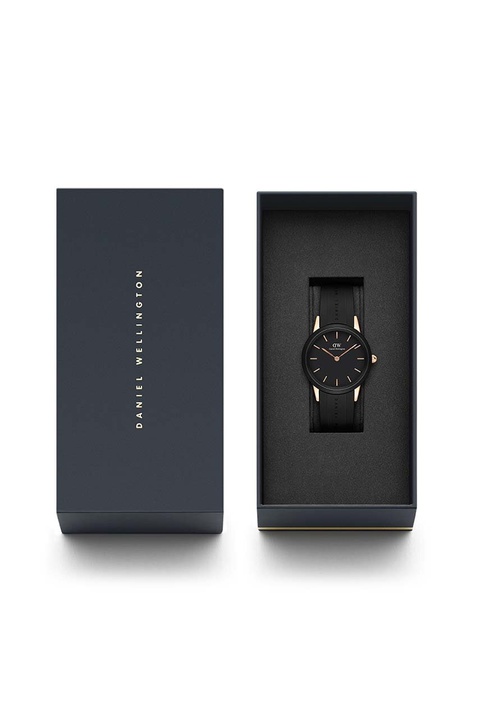 Daniel Wellington zegarek Iconic Motion damski kolor czarny - zdjęcie produktu nr 2