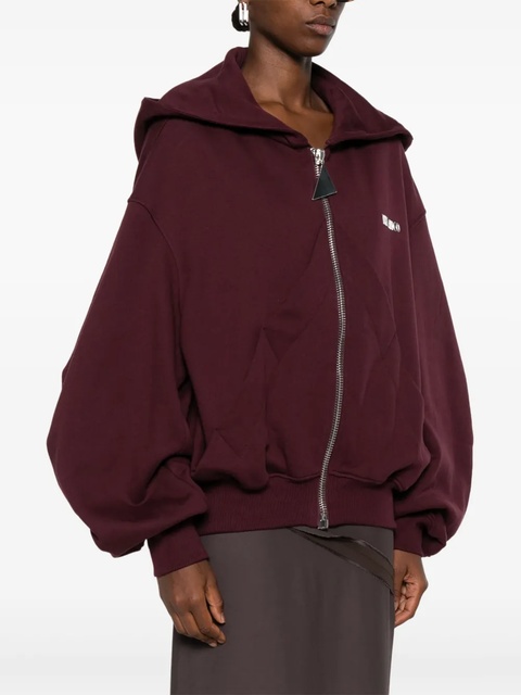 The Attico zip-up hoodie - Purple - zdjęcie produktu nr 2