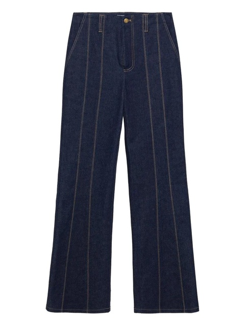 Simkhai Ansel topstitching-detail jeans - Blue - zdjęcie produktu nr 1