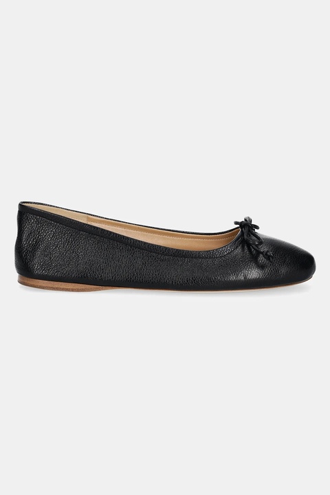 JW Anderson baleriny skórzane kolor czarny BL0031 LA0323 999 - zdjęcie produktu nr 1