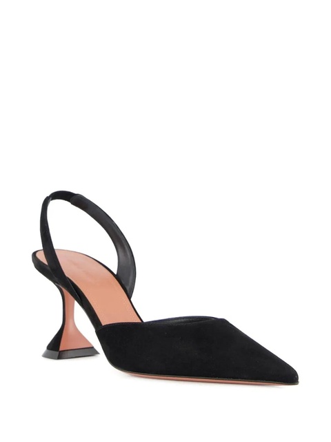 Amina Muaddi 70mm The Holli slingback pumps - Black - zdjęcie produktu nr 2