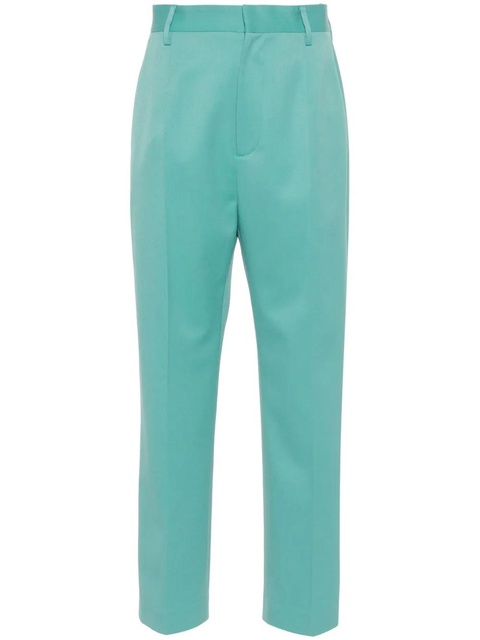 MM6 Maison Margiela single-stitch tapered trousers - Green - zdjęcie produktu nr 1