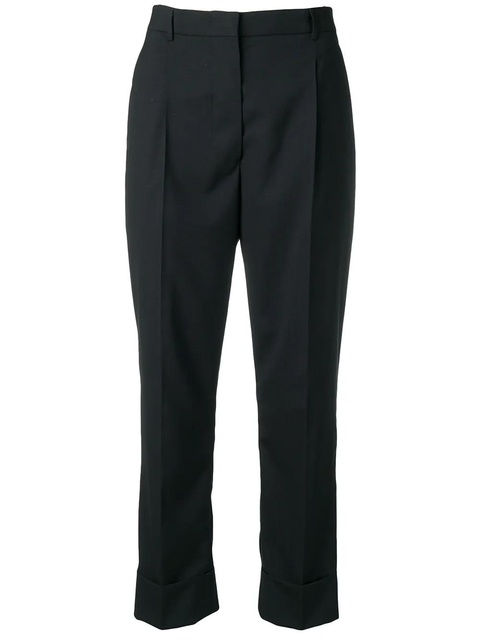 Prada cropped tailored trousers - Blue - zdjęcie produktu nr 1