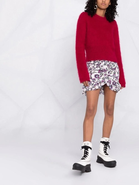 Isabel Marant Milendi floral mini skirt - White - zdjęcie produktu nr 2