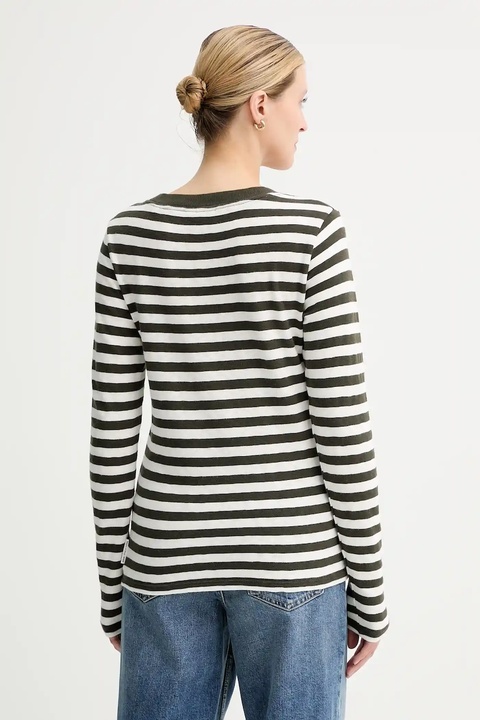 Marc O'Polo longsleeve bawełniany kolor zielony 5000007074 - zdjęcie produktu nr 1