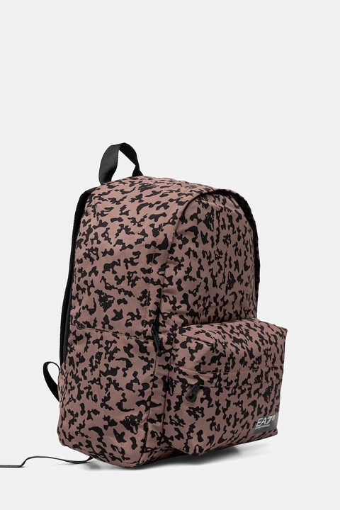 EA7 Emporio Armani plecak kolor brązowy duży wzorzysty AF10465.7X000001 - zdjęcie produktu nr 2