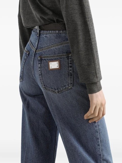Dolce & Gabbana logo-plaque jeans - Blue - zdjęcie produktu nr 2