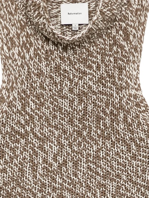 Reformation Maisie tank top - Brown - zdjęcie produktu nr 2