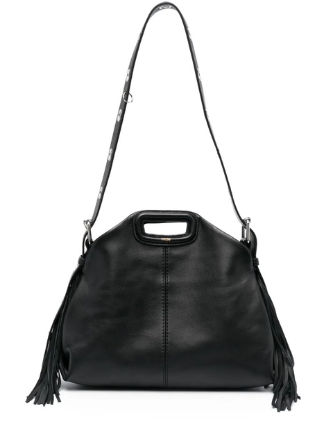 Maje Miss M leather shoulder bag - Black - zdjęcie produktu nr 1