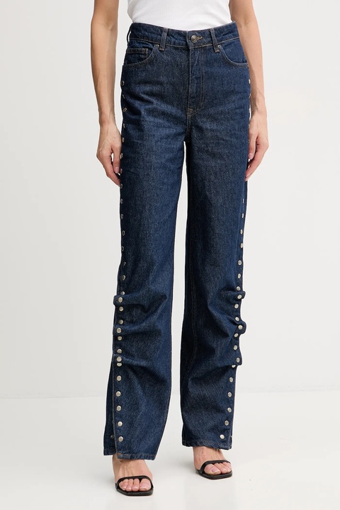 Rotate jeansy damskie kolor granatowy 114816D03 - zdjęcie produktu nr 1