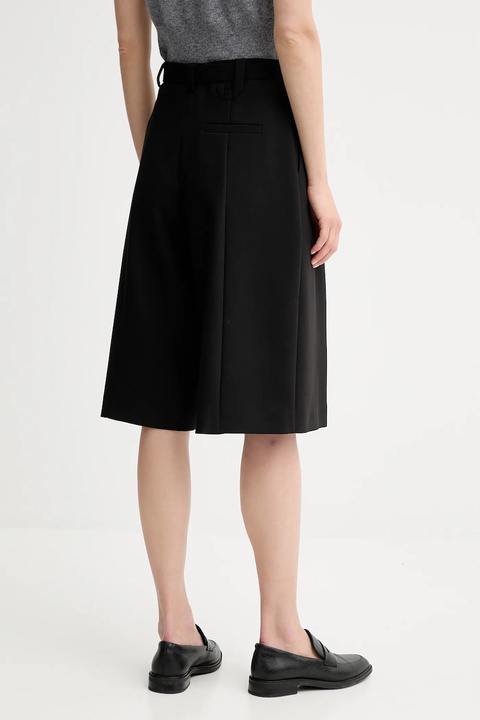 Simona Corsellini szorty damskie kolor czarny gładkie high waist A25CPPA01701 - zdjęcie produktu nr 2