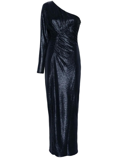 Lauren Ralph Lauren metallic one-shoulder gown - Blue - zdjęcie produktu nr 1