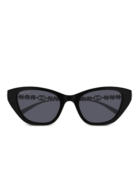 Gucci Eyewear GG1968S cat-eye logo sunglasses - Black - zdjęcie produktu nr 1
