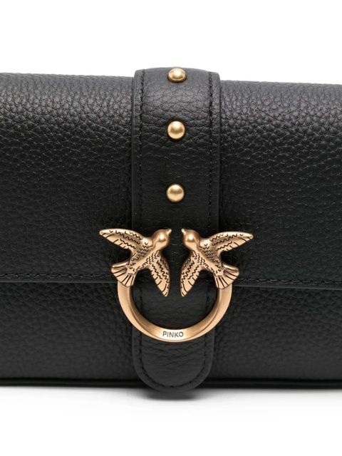 PINKO bird-embellished cross body bag - Black - zdjęcie produktu nr 2