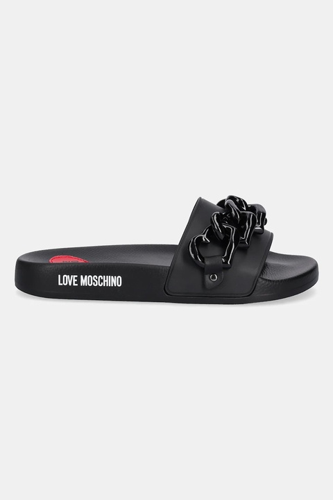 Love Moschino klapki damskie kolor czarny JA28132G1MI17000 - zdjęcie produktu nr 2