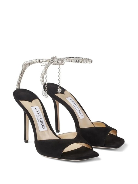 Jimmy Choo Saeda 100mm sandals - Black - zdjęcie produktu nr 2