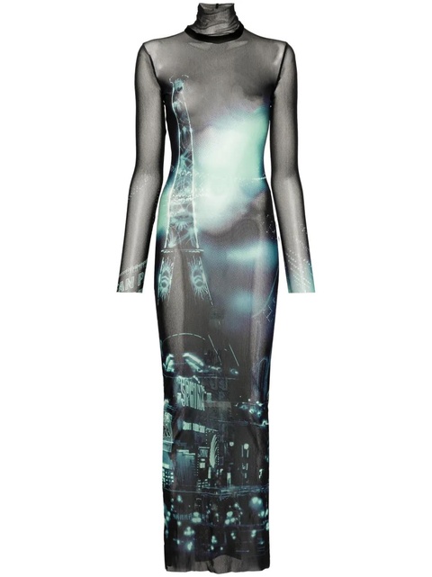 Jean Paul Gaultier mesh-design dress - Black - zdjęcie produktu nr 1