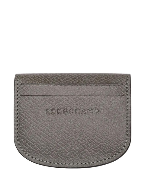 Longchamp textured leather card holder - Grey - zdjęcie produktu nr 2