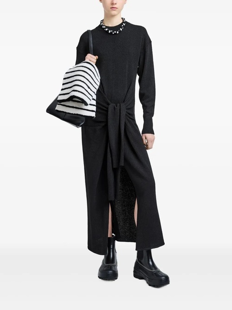 Proenza Schouler Luca midi dress - Black - zdjęcie produktu nr 2