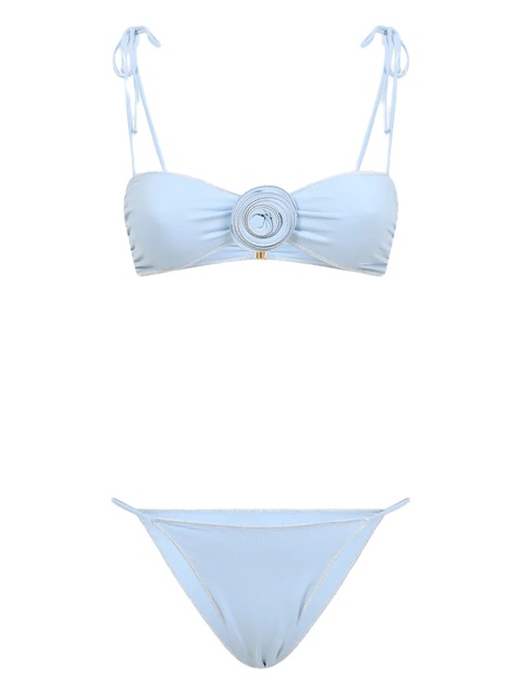 La Reveche floral-appliqué bikini - Blue - zdjęcie produktu nr 1