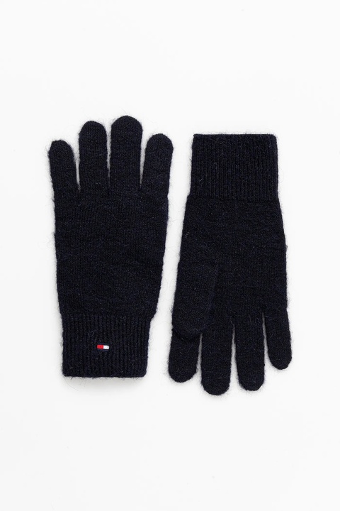 Tommy Hilfiger rękawiczki z wełną damskie kolor granatowy AW0AW17797 - zdjęcie produktu nr 1